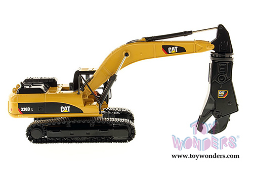 Diecast Masters - Caterpillar 330D L Hydraulic Excavator with Shear - Core Classics Series (1/50 scale diecast model car, Yellow) 85277